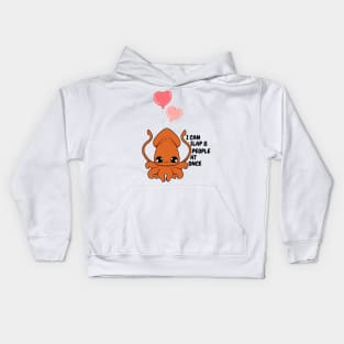 Funny Slapping Octopus Kids Hoodie